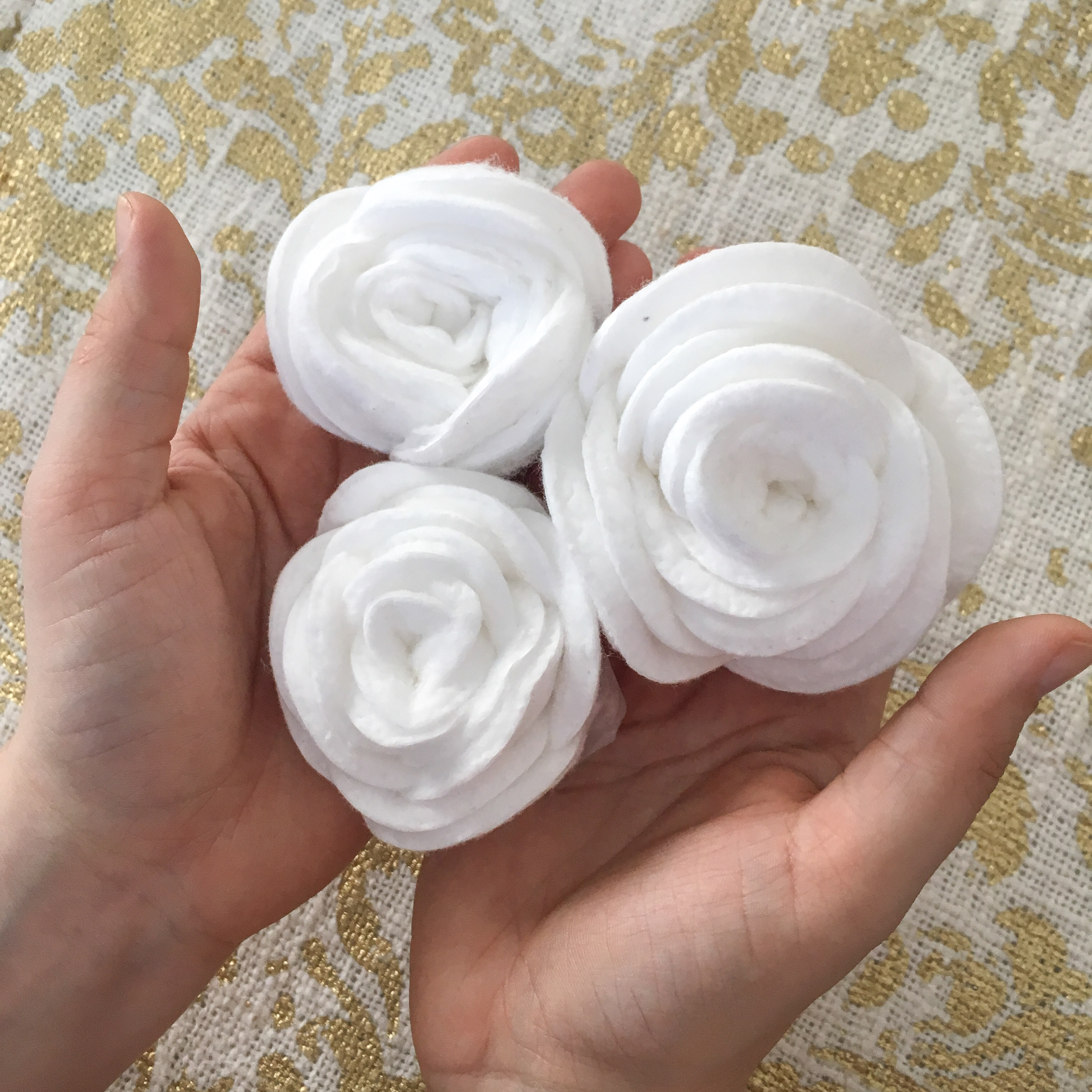 cotton round roses